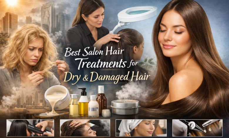 Best Salon Hair Treatments for Dry and Damaged Hair